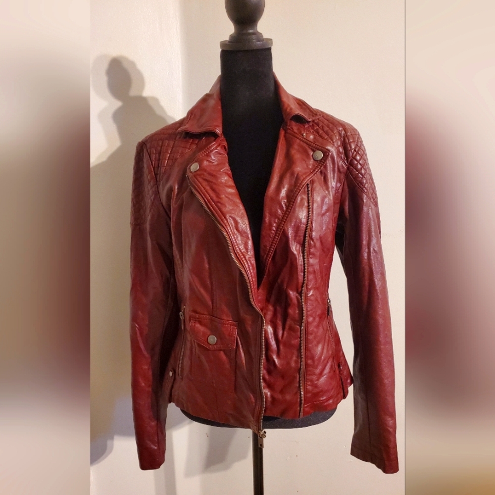 Tommy hilfigure leather jacket. - Picture 1 of 4